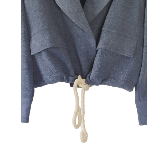 NEW Anthropologie French Mauve Blue Textured Blazer - Various - Picture 11 of 12